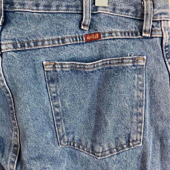 Vintage Y2K Rustler Blue Medium Wash Denim Jeans - Picture 4 of 7